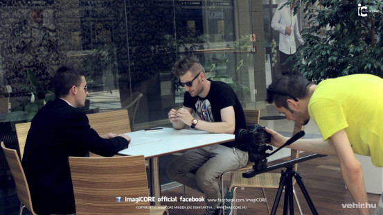 Pillanatkép az Utolsó Szó című klip forgatásáról<br>Fotó: ImagiCore 