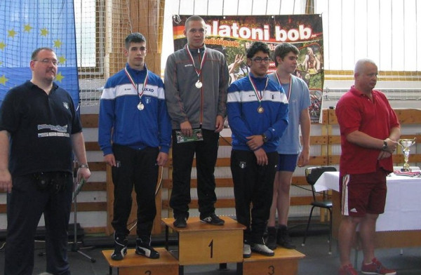 Tanczer Martin és Balta Milán a dobogón