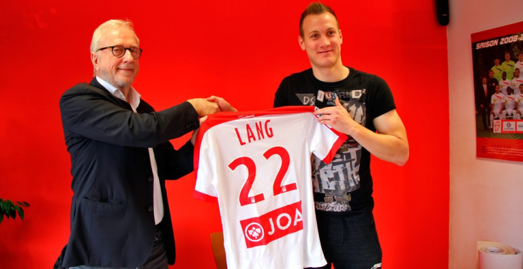 Lang Ádám új csapata mezével - Fotó: www.asnl.net