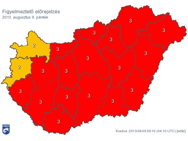 Forrás: met.hu