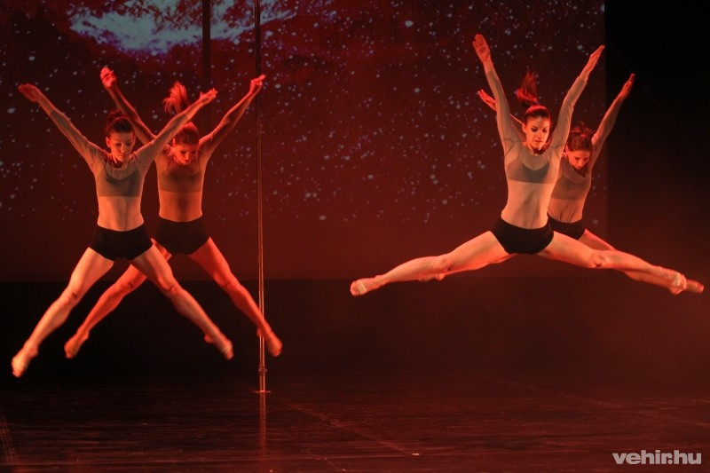 A soproni teátrum tánctagozatának táncosai