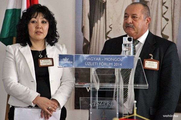 Choijamts Bolormaa és Mészáros István