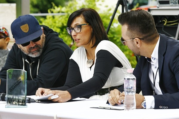 Muraközy Péter, Gecs Mónika és Temesi Bertalan a tehetségkutató szakmai zsűrije