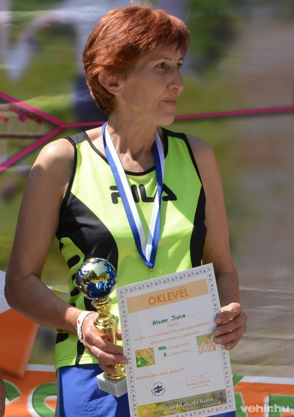 Wieder Ilona az N60 kategória ezüstérmese - Fotó: Bálint Bence
