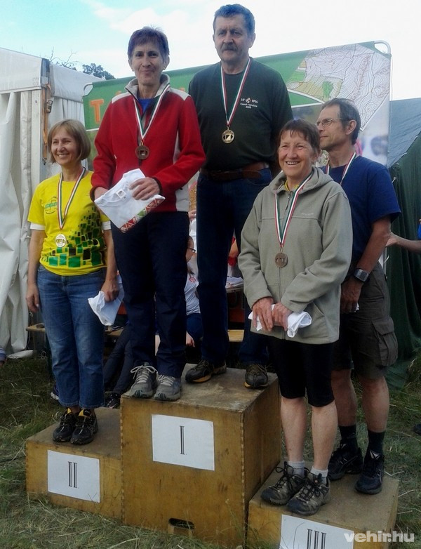 Wieder Ilona a dobogó tetején - Fotó: Németh Zsoltné