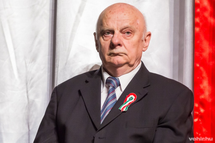 Tiszttartó Tibor a Pro Urbe-díj átadásán