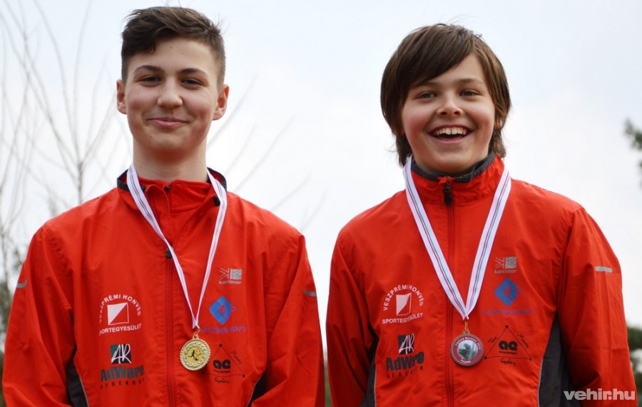 1. Miskey Bendegúz, 3. Gloch Zalán András