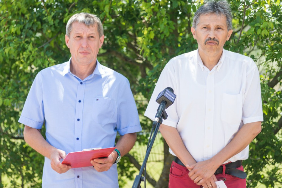 hartmann Ferenc és katanics sándor egy tavalyi sajtótájékoztatón