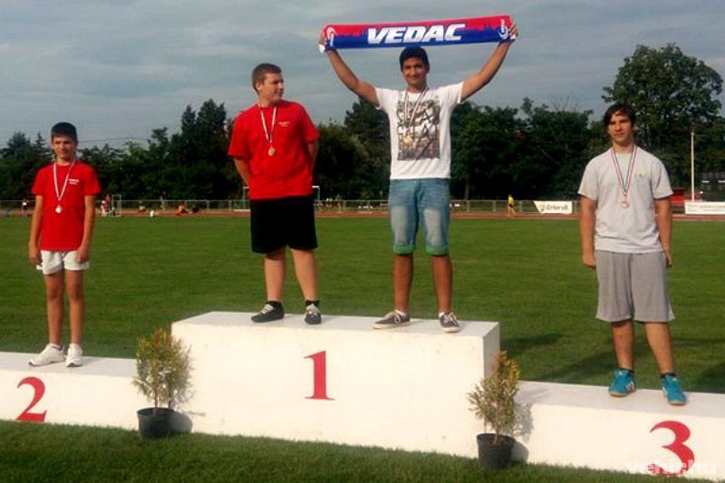 Orsós Márton a dobogó tetején