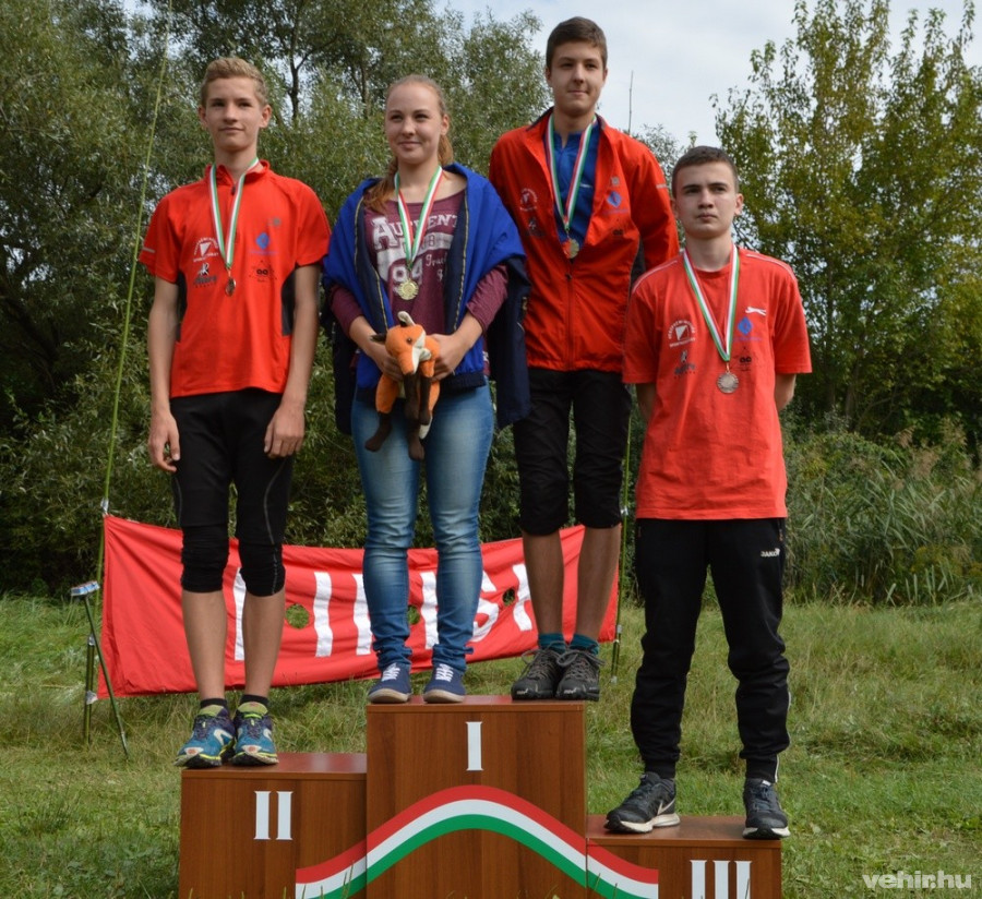 Tokai-Kiss Bálint (2.), Bácskai Péter (1.) és Török Zoltán (3.)