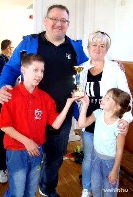 Janku Ferenc a győztesek társaságában