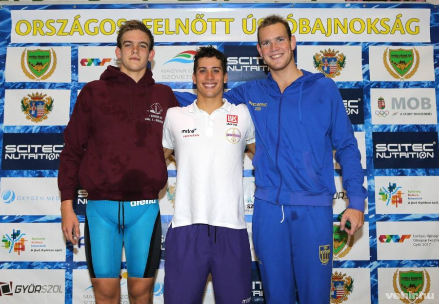 Rasovszky (a kép bal oldalán) bejelentkezett az olimpiára - Fotó: MÚSZ