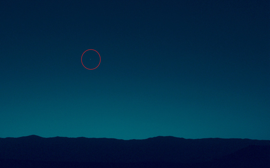 A fotót a NASA marsjárója, a Curiosity készítette