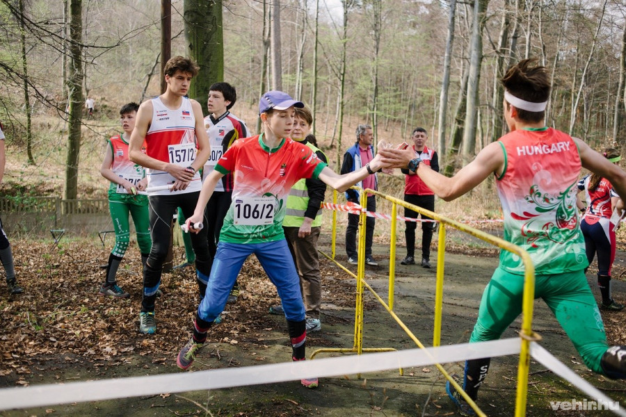 Bálint Benedek a váltó versenyen