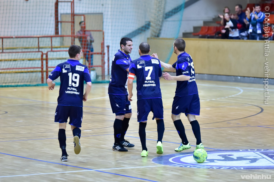 Az újabb vereséggel távol került a dobogó a veszprémiek számára (archív fotó)