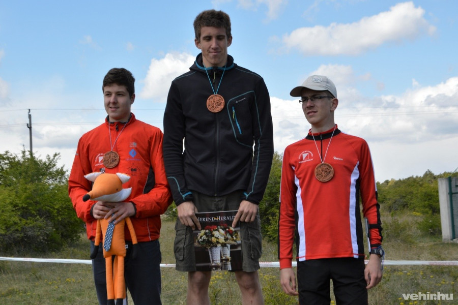 A fiú V.korcsoport dobogós helyezettjei - Fotó: Bálint Mónika