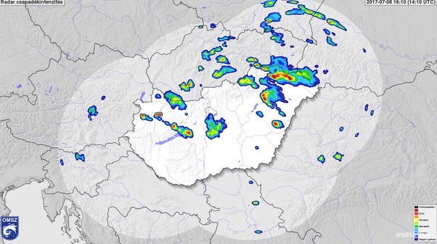 Így nézett ki a radarkép
