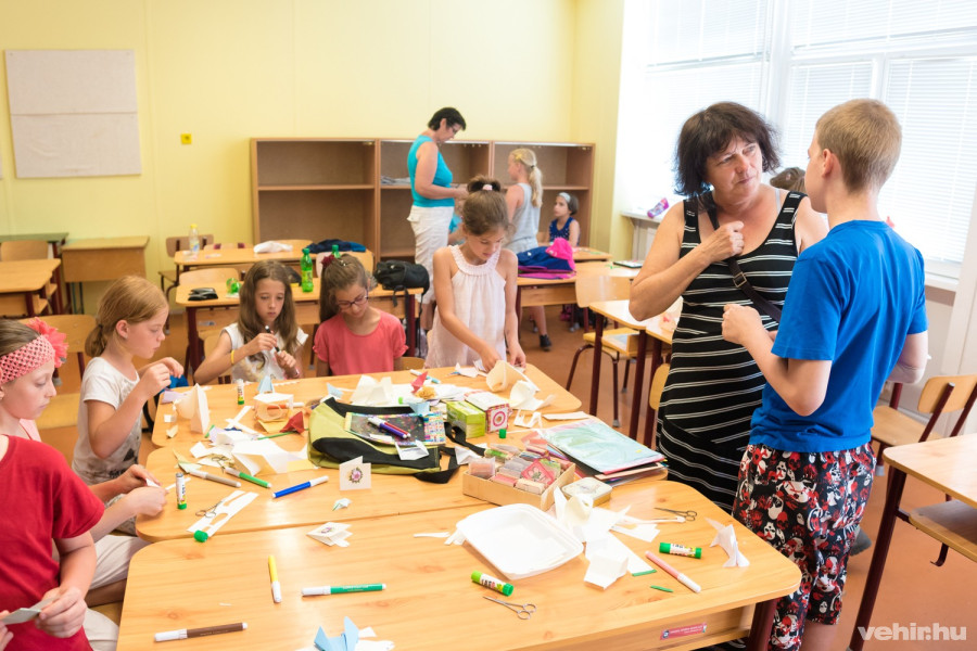 Zajlik a nyári tábor a Deákban