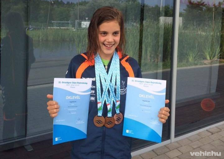 Hegyháti Zoé három bronzérmet nyert - Fotók: VÚK