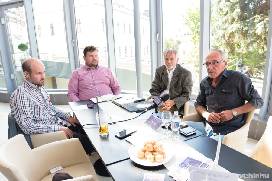 Dukán András Ferenc, Benedek Szilveszter, dr. Meződy János és Baán Barnabás