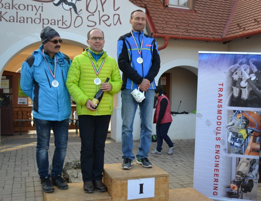 Molnár Zoltán a dobogó tetején - Fotó: Allwinger Hervig