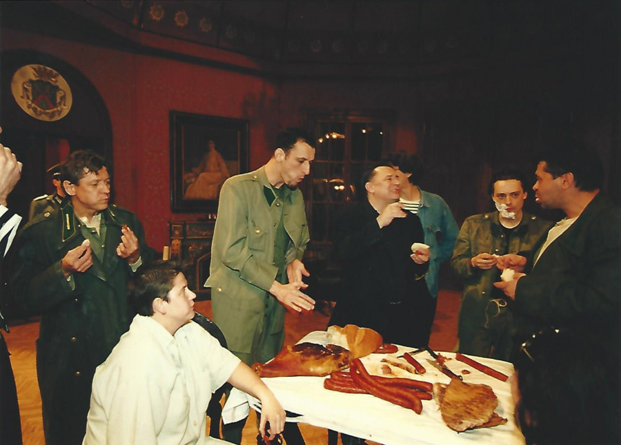 A tizedes meg a többiek próbáján - Szerémi Zoltán, Lévai Ágnes, Borovics Tamás, Korognai Károly, Stefanik Sándor, Marton Róbert, Megyeri Zoltán (Szeged, R.: Korognai)