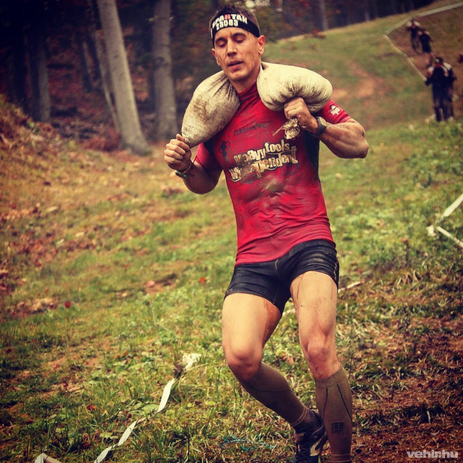 A veszprémi Spartan Race kompetitív kategóriáját is megnyerte Máté / Fotó: Gyömrei Máté