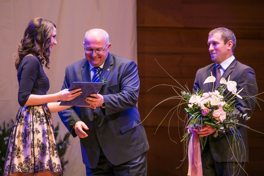 A díjátadón / Fotó: Máy Péter