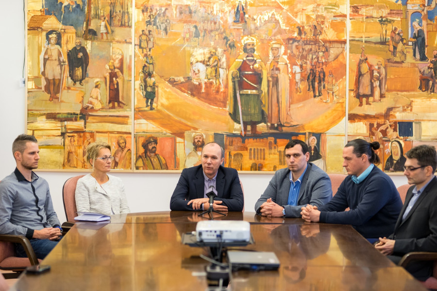 Bartha László, Tóthné Stupián Anikó, Porga Gyula, Németh Attila, Török Krisztián és Edvy László