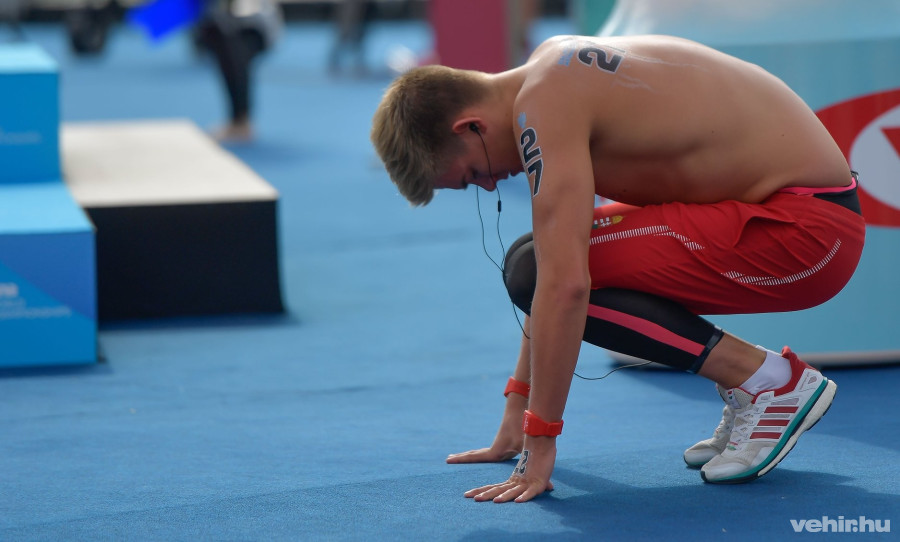 Rasovszky Kristóf a rajt előtti pillanatokban