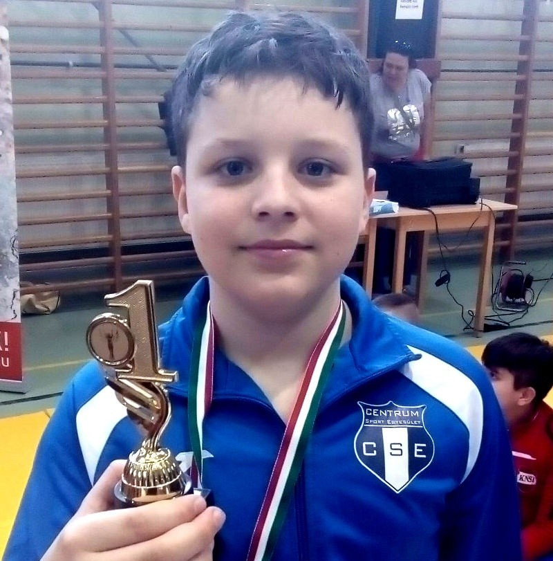 Szecsődi Máté aranyérmes lett- Fotó: Centrum SE