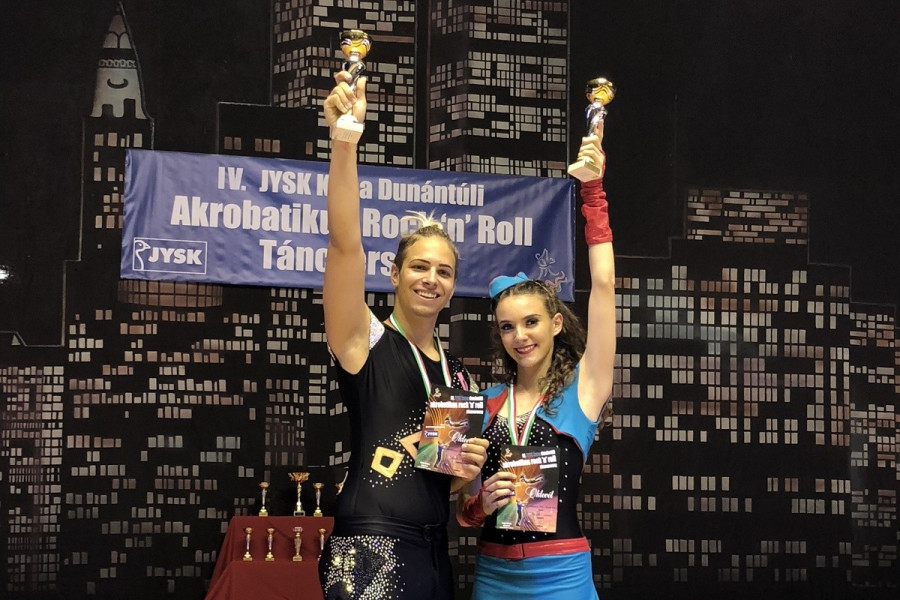 Kirchkeszner Máté és Bartl Zsófia aranyérmes lett - Fotó: KID Rock and Roll SE