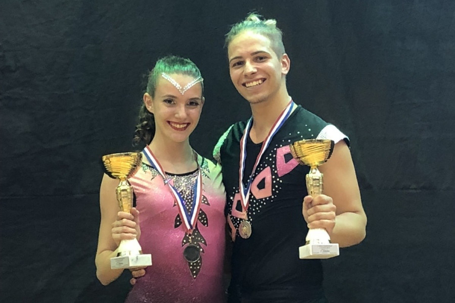 Bartl Zsófia és Kirchkeszner Máté ezüstérmes lett - Fotó: KID Rock and Roll SE