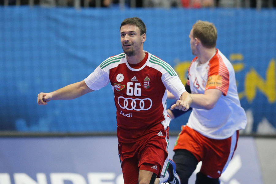 Lékai Máté három góllal tért vissza sérülését követően (archív fotó)