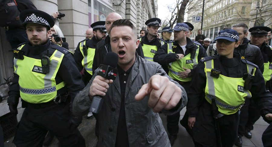 Tommy Robinson-fotó: AFP