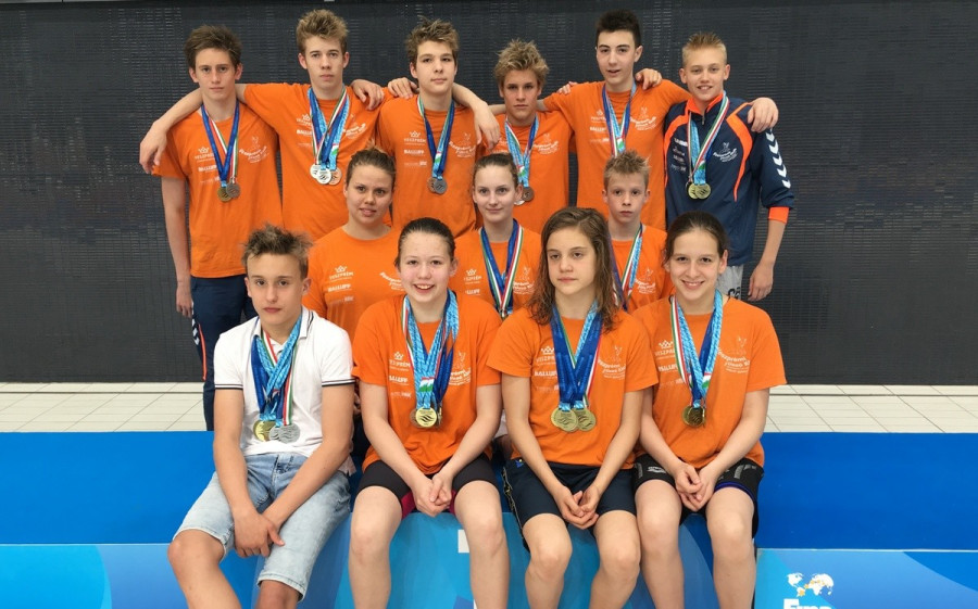 Nagyszerűen szerepeltek a fővárosban a veszprémi úszók - Fotó: VÚK