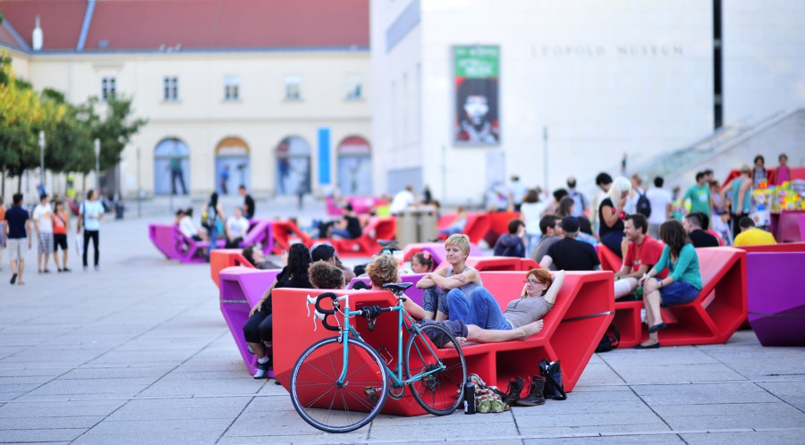 Bécs, Múzeumi Negyed /Fotó: Wolfgang Simlinger