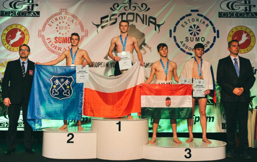 Nagy Gergő a dobogó harmadik fokán - Fotó: Centrum SE