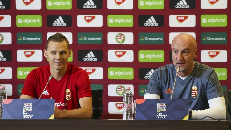 Korhut Mihály és Marco Rossi - Fotó: MLSZ