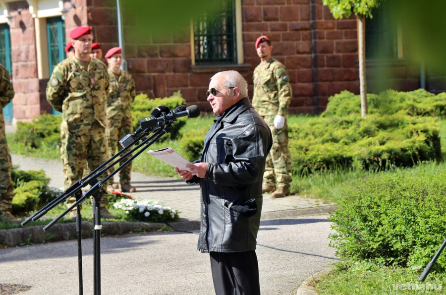 a megemlékezésen Piros György mondott beszédet