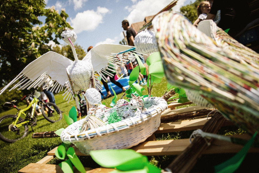 Éljen az újrahasznosítás! (Fotó: Kovács Bálint/archív)