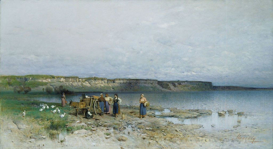 Mészöly Géza: Akarattyai löszpart (forrás: pinterest)