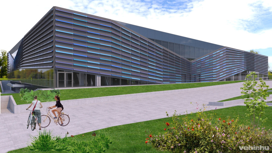 Az uszoda külső látványterve