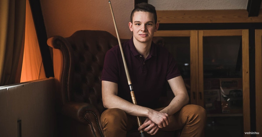 Szolnoki Olivér a világ egyik legjobb biliárdosa (Archív fotó)