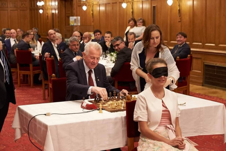 Schmitt Pál, Polgár Judit és Gaál Zsóka