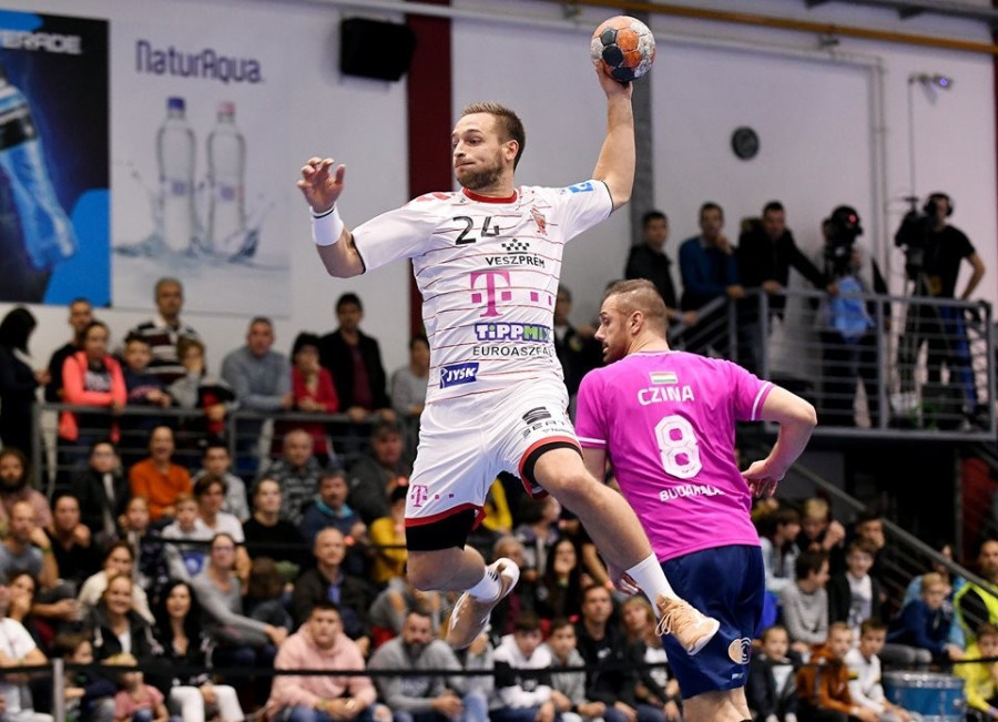 Gasper Marguc tízszer talált be - Fotó: Vörös Dávid (Telekom Veszprém Facebook)