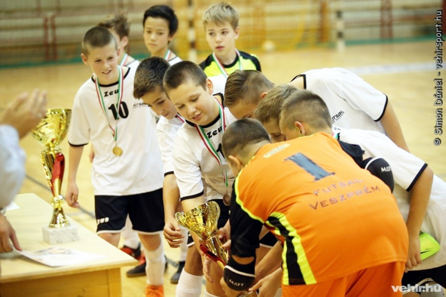 Az 1. FC Veszprém csöppségei tavaly az előkelő második helyen végeztek (archív fotó)