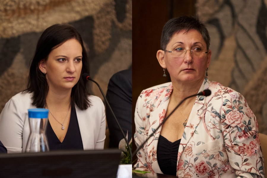 Hegedűs Barbara és Brányi Mária alpolgármesterek