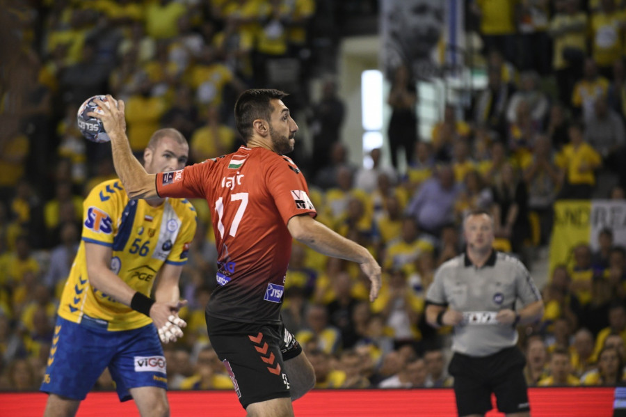 Gajic hétszer villant, csapata egy góllal alulmaradt Kielcében - Fotók: Vörös Dávid - Telekom Veszprém Facebook