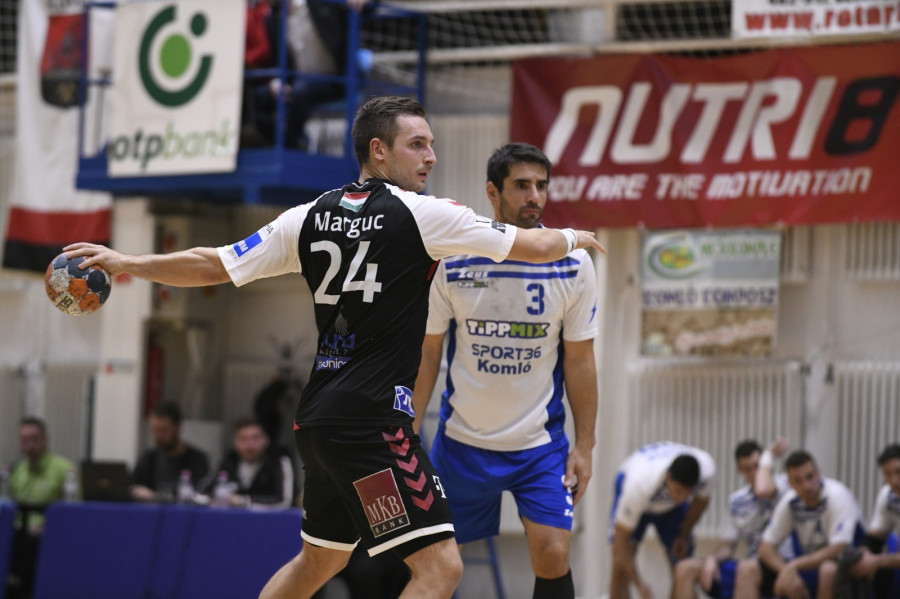 Marguc ötször talált be a Komló elleni győztes meccsen - Fotó: Vörös Dávid - telekomveszprem.hu
